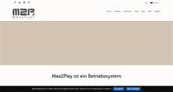 Desktop Screenshot of max2play.com